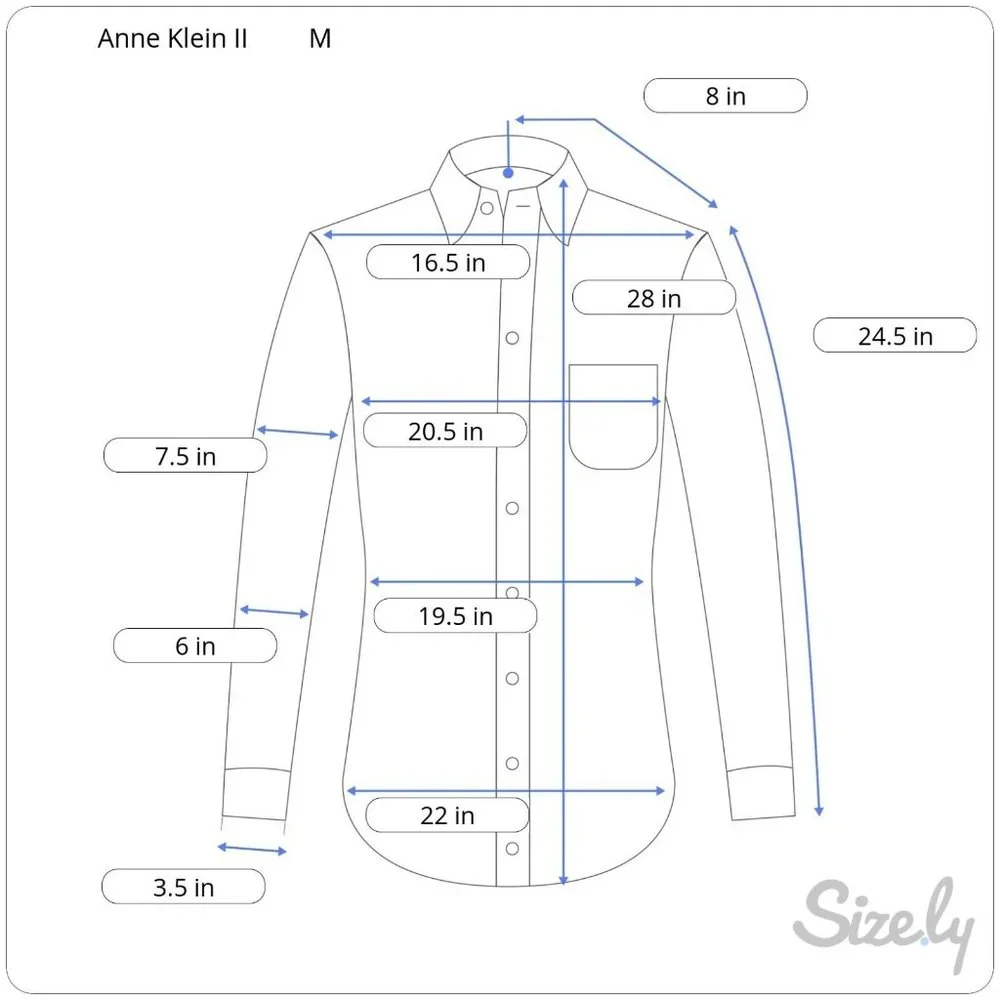 Anne Klein II Women's Striped Blouse White and Gray Size M - Picture 5 of 5